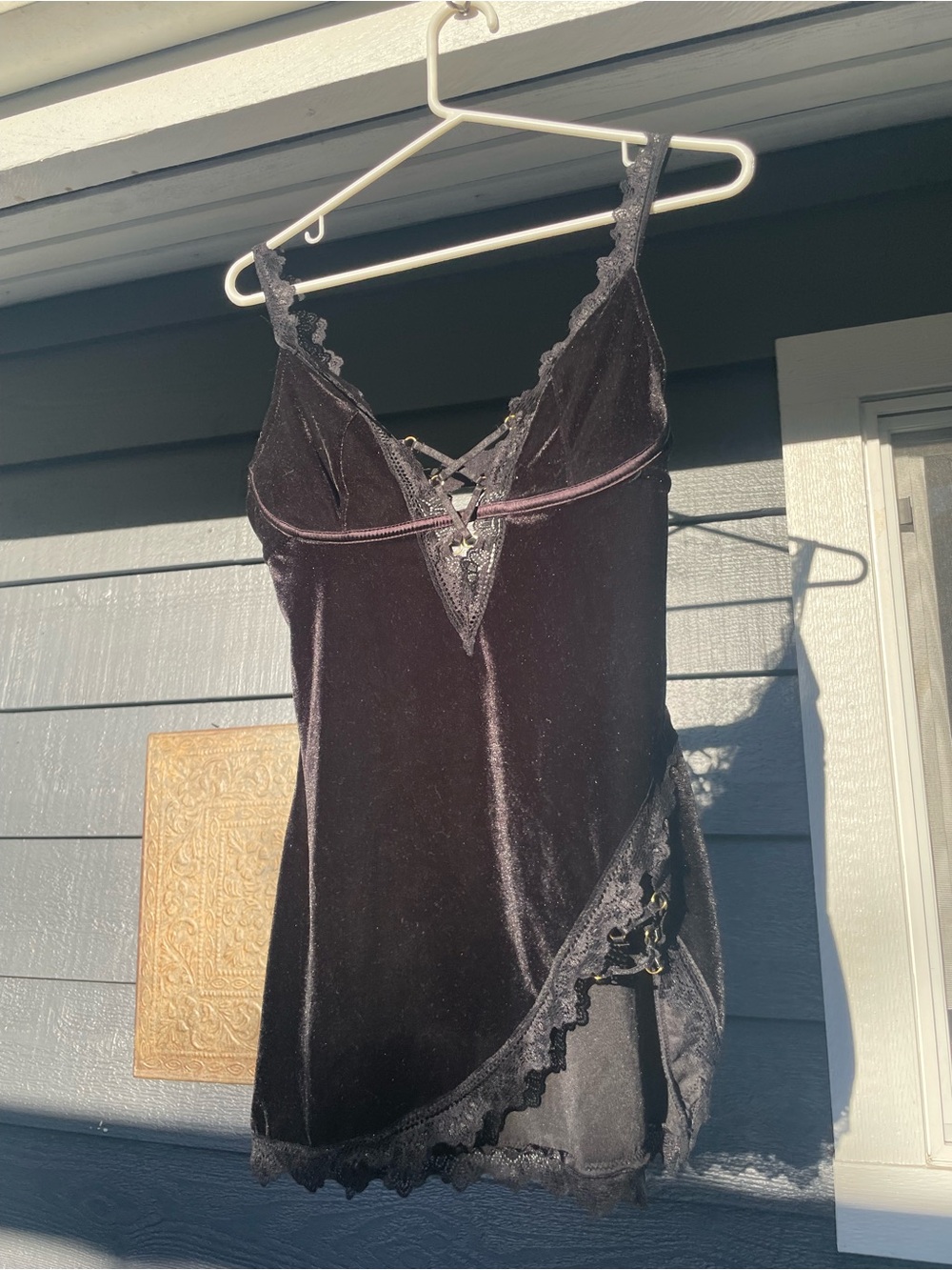 Fashion Nova Black Lace Slip